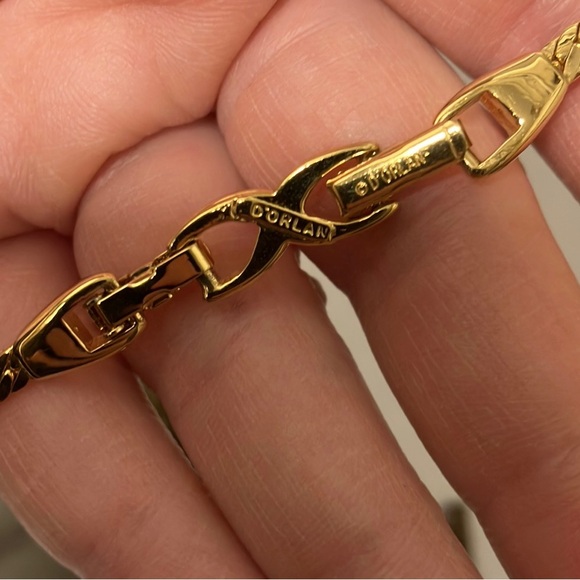 D'Orlan necklace 16" vintage gold tone - Picture 2 of 4